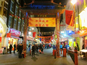 Gerrard Street, getting ready for The Year of the Snake next weekend...