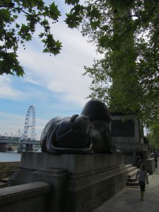 Sphinx, and a distant London Eye...
