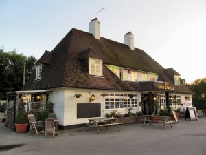 The King Charles pub, in Kings Worthy