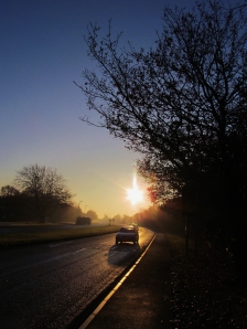 Southampton Road, Titchfield, about half-eight in the morning
